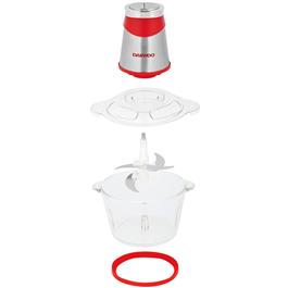 Picadora Daewoo DFP-510 Vaso de Vidrio 2Lts 500Watts Rojo                  