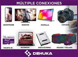 Dehuka Adaptador USB C a Mini Tipo-B Gris