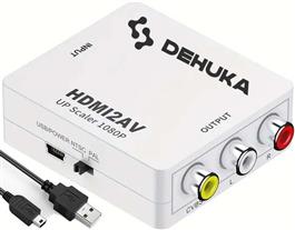 Adaptador Dehuka Conversor HDMI a RCA