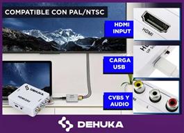 Adaptador Dehuka Conversor HDMI a RCA