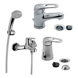 Combo Grifería Monocomando FV Arizona Lavatorio Bidet Ducha B1