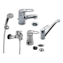 Combo Grifería Baño Y Cocina FV Monocomando Arizona B1