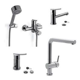Combo Lavatorio Bidet Ducha Ext Y Cocina FV Monocomando Libby