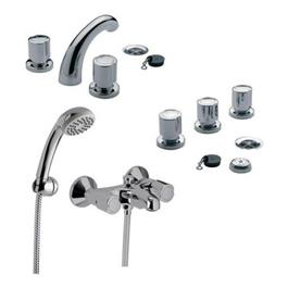 Combo Grifería FV Allegro Lavatorio Bidet Y Ducha Exterior