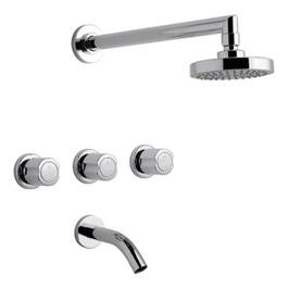 Grifería FV Allegro Para Bañera Y Ducha Cromo 103/15
