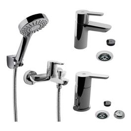 Combo Grifería Monocomando FV Puelo Lavatorio Bidet Ducha Ext