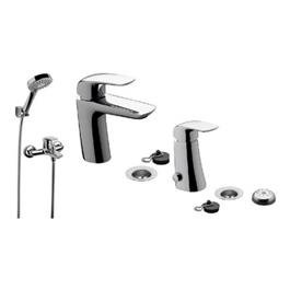 Combo Grifería Completa FV Epuyén Lavatorio Bidet Y Ducha