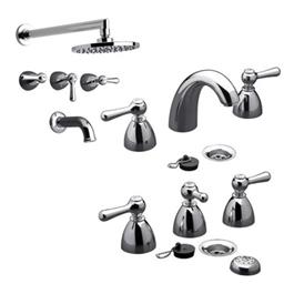 Combo Grifería Completa FV Margot Lever Lavatorio Bidet Ducha
