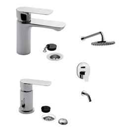 Combo Grifería FV Coty Lavatorio, Bidet Y Ducha C/t Emb