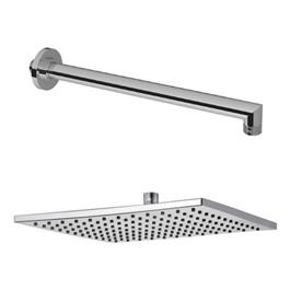 Ducha y brazo cuadrada 25x25 cromo FV126PC025 brazo FV140.C8