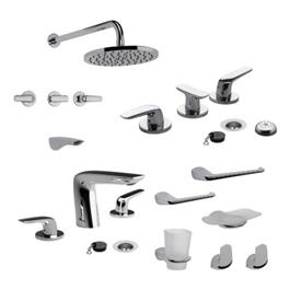 Griferia FV Para Baño Completo + Kit 6 Acc. Epuyén Cr