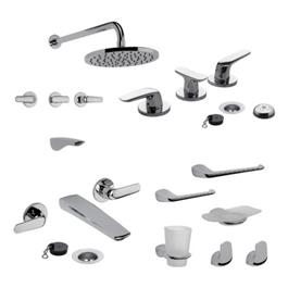 Griferia FV Para Baño Lav Emb + Kit 6 Acc Epuyén Cromo