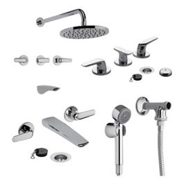 Combo Griferia Baño FV Epuyén C/lav Pared +duchamatic 119.02