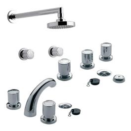 Combo Completo Griferia Para Baño FV Allegro Ducha S/trans