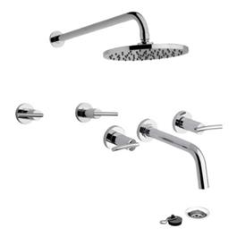 Juego Grif FV Libby Para Ducha S/transf Y Lavatorio De Pared
