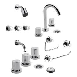 Griferia FV Radal C7 Baño +Kit Acc 3 Pzas Arizona