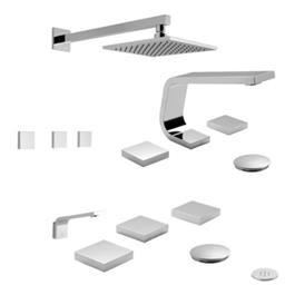 Combo Griferia FV Chalten H4 Cr Ducha C/T Lav Bidet
