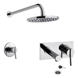 Combo Monocomando FV Libby 39 Ducha Emb S/T Lav.Pared