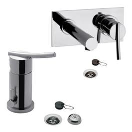 Combo Monocomando FV Libby 39 Bidet Lavatorio Pared