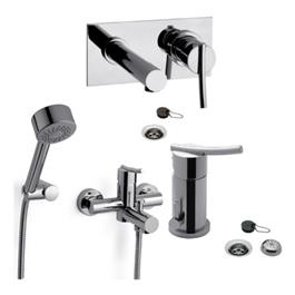 Combo Monocomando FV Libby Ducha Ext Lav.Pared Bidet