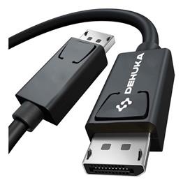 Cable Dehuka Displayport a Display 4k Dp 144hz Video Audio 1.8Mts