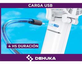 Ventilador Dehuka USB Portátil Plegable con Correa Ajustable