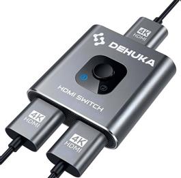Adaptador Dehuka Switch HDMI Bidireccional Calidad de Imagen 4K