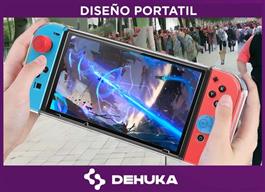 Funda Dehuka Crystal Acrílica para Nintendo Switch con 4 Tapas