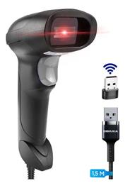 Lector Dehuka de Códigos de Barras Inalámbrico con Receptor USB Negro