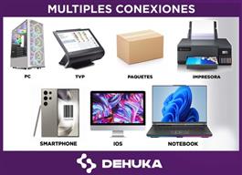 Lector Dehuka de Códigos de Barras Inalámbrico con Receptor USB Negro