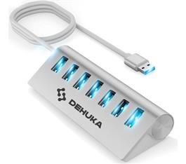 Dispositivo Dehuka Adaptador Multiple USB Hub Puertos USB