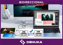 Dispositivo Dehuka Adaptador Multiple USB Hub Puertos USB