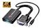 Cable Dehuka VGA a HDMI Full HD Audio USB Monitor