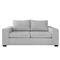 Sofá Bocaccio 2 cuerpos chenille Jumper gris oscuro 160 x 90 Fullconfort