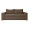 Sofá Bocaccio 3 cuerpos pana chocolate 200 x 90 Fullconfort