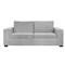 Sofá Bocaccio 3 cuerpos chenille zafiro gris claro 200 x 90 Fullconfort